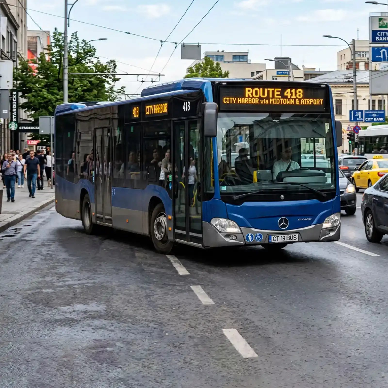 Erlebnis der Busfahrgäste